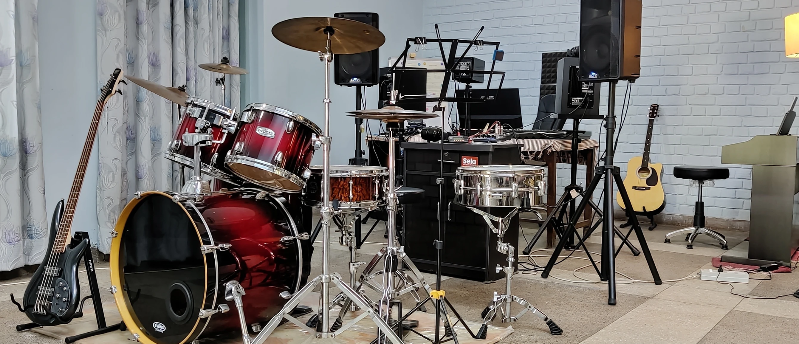 Noel Drums School studio New Delhi